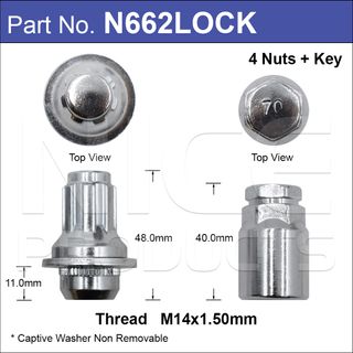 Lock Nuts (set of 4)