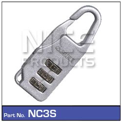 Combination Lock Silver