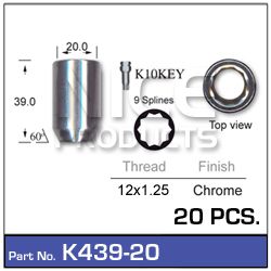 Locknuts 20PC