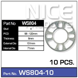 Wheel Spacers 10pcs (5 Pairs)