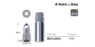 BULLET Lock (4) Nuts