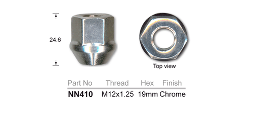 Chrome nut