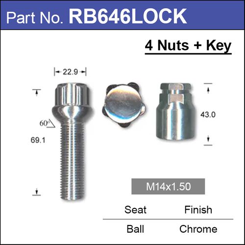 Lock Nuts (set of 4)