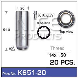 Lock Nuts PK20
