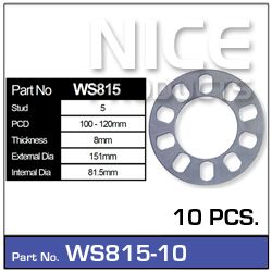 Wheel Spacer 10pcs (5 Pairs)