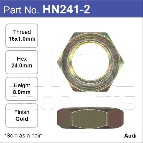 Hub Nuts Pair