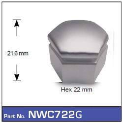 Grey VE Wheel Nut Caps