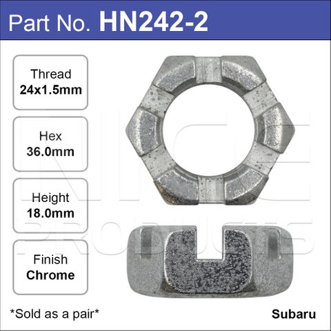 Hub Nuts Pair