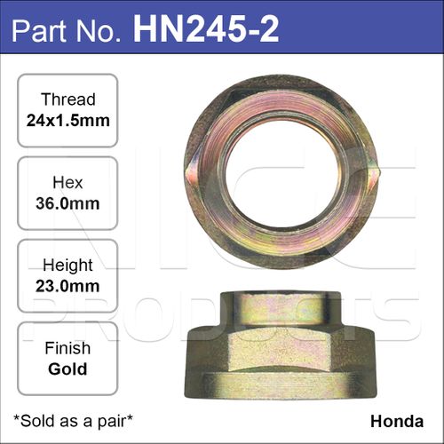 Hub Nuts Pair