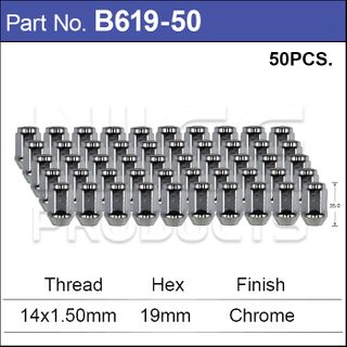 Wheel Nut pk50
