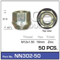 Wheel Nuts pk50