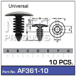 Fasteners Pkt 10