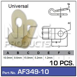 Fasteners Pkt 10