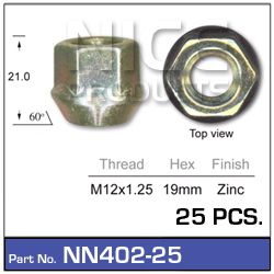 Wheel Nuts pk25