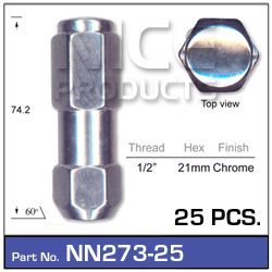 Wheel Nuts pk25