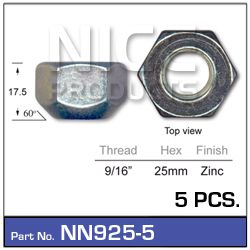 Wheel Nuts pk5