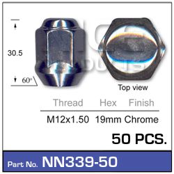 Wheel Nuts pk50