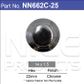 Chrome Nuts pk25