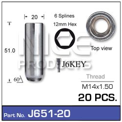 Wheel Nuts Pack (20)