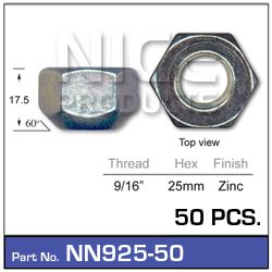 Wheel Nuts pk50