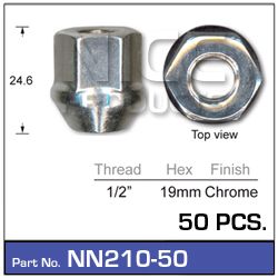 Wheel Nuts pk50