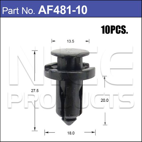 Fasteners Pkt 10