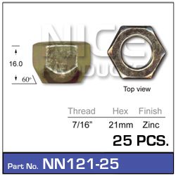 Wheel Nuts pk25