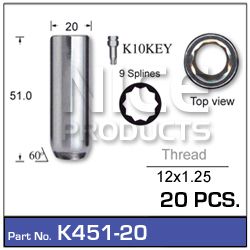 Lock Nuts pk20