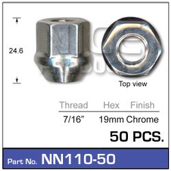 Wheel Nuts pk50