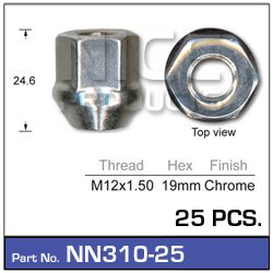 Wheel Nuts pk25