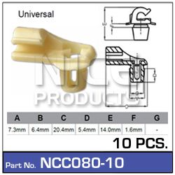 Door Clip Pkt 10