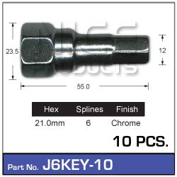J Series Key 10 Pack