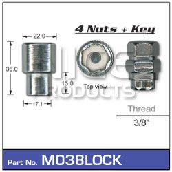 Lock Nuts (set of 4)