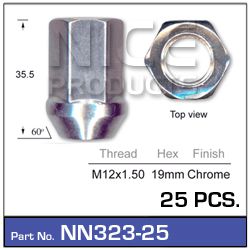 Wheel Nuts pk25