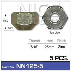 Wheel Nut Pkt 5