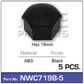 Wheel Nut Cover Black pk5