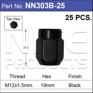 Wheel Nuts pk25