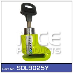 Motorcycle Disc Lock Yellow