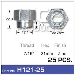 Wheel Nuts pk25