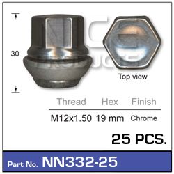Wheel Nuts pk25