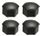 Wheel Nut Cover Black pk4