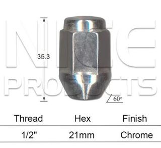 Wheel Nut Pkt 25