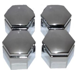 Wheel Nut Cover Chrome pk4