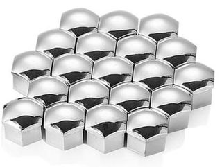 Wheel Nut Cover Chrome pk20