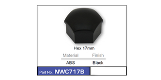 Wheel Nut Cover Black