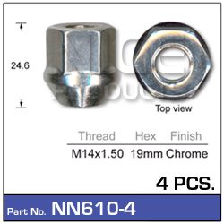 Wheel Nuts pk 4