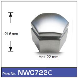 Wheel Nut Cover Chrome