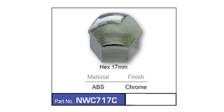 Wheel Nut Cover Chrome