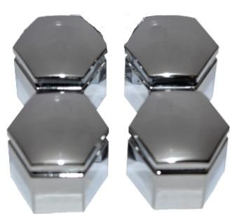 Wheel Nut Cover Chrome pk4