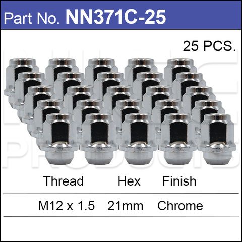 Wheel Nuts pk25